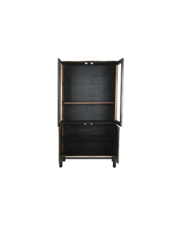 Présentoir Home ESPRIT Marron Noir Teck Acacia 100 x 40 x 185 cm