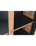 Présentoir Home ESPRIT Marron Noir Teck Acacia 100 x 40 x 185 cm