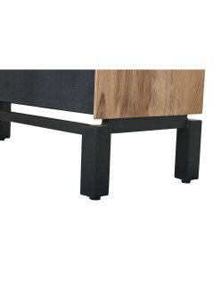 Suporte Expositor Home ESPRIT Castanho Preto Teca Acácia 100 x 40 x 185 cm