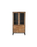 Présentoir Home ESPRIT Marron Noir Teck Acacia 100 x 40 x 185 cm