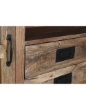 Stand Espositore Home ESPRIT Marrone Cristallo Legno di mango 165 x 45 x 210 cm