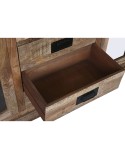 Stand Espositore Home ESPRIT Marrone Cristallo Legno di mango 165 x 45 x 210 cm