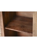 Stand Espositore Home ESPRIT Marrone Cristallo Legno di mango 165 x 45 x 210 cm