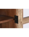 Stand Espositore Home ESPRIT Marrone Cristallo Legno di mango 165 x 45 x 210 cm