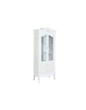 Présentoir Home ESPRIT Blanc Bois Verre 76 x 39 x 193 cm