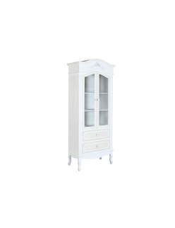 Présentoir Home ESPRIT Blanc Bois Verre 76 x 39 x 193 cm