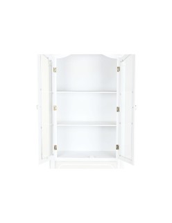 Présentoir Home ESPRIT Blanc Bois Verre 76 x 39 x 193 cm