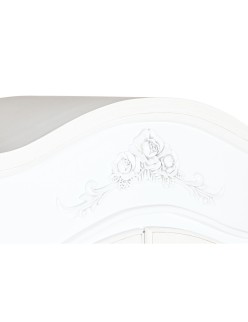 Présentoir Home ESPRIT Blanc Bois Verre 76 x 39 x 193 cm