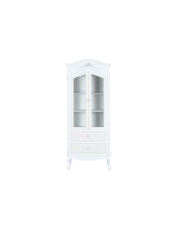 Présentoir Home ESPRIT Blanc Bois Verre 76 x 39 x 193 cm