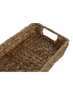 Tablettset Home ESPRIT natürlich Tropical 40 x 26 x 9 cm (2 Stück)