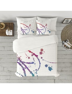 Parure de couette Pierre Cardin WARHOL Multicouleur Gran lit 2 persones 2 Pièces 3 Pièces