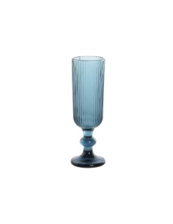 Gläsersatz DKD Home Decor Blau Kristall 150 ml