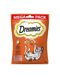 Collation pour Chat Dreamies 180 g Confiseries Poulet 180 ml