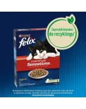Aliments pour chat Purina Felix Countryside Sensations Viande de bœuf 1 kg