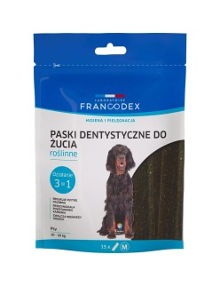 Snack pour chiens Francodex Dental Strips M 352,5 g