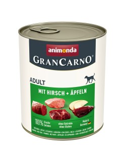Alimentation humide Animonda GranCarno Adult Deer and apple Cerf 800 g