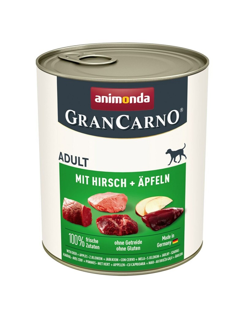 Alimentation humide Animonda GranCarno Adult Deer and apple Cerf 800 g