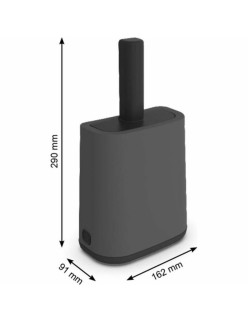 Pelle Rotho Anthracite Plastique