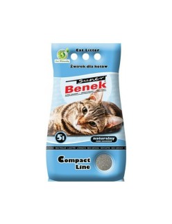 Sable pour chats Super Benek Compact Natural 5 L