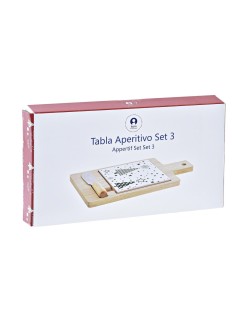 Satz für Appetithäppchen DKD Home Decor Weiß grün Bambus Steingut (21,5 x 11,8 x 1,5 cm)
