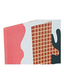 Cadre DKD Home Decor Plants Pot Scandinave 30 x 1,8 x 40 cm Multicouleur