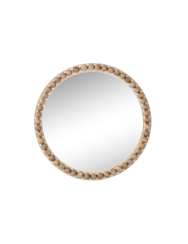 Miroir mural Home ESPRIT Blanc Marron Balles 71 x 4,5 x 71 cm