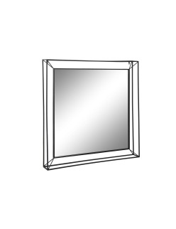 Miroir mural Home ESPRIT Noir Vintage 90 x 10 x 90 cm