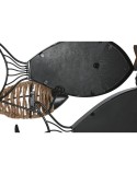 Miroir mural Home ESPRIT Noir Naturel Poissons 83 x 5,5 x 36 cm