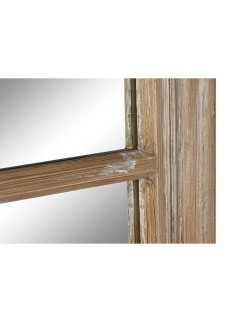 Wandspiegel Home ESPRIT natürlich Fenster Decapé 70,5 x 4 x 170,5 cm