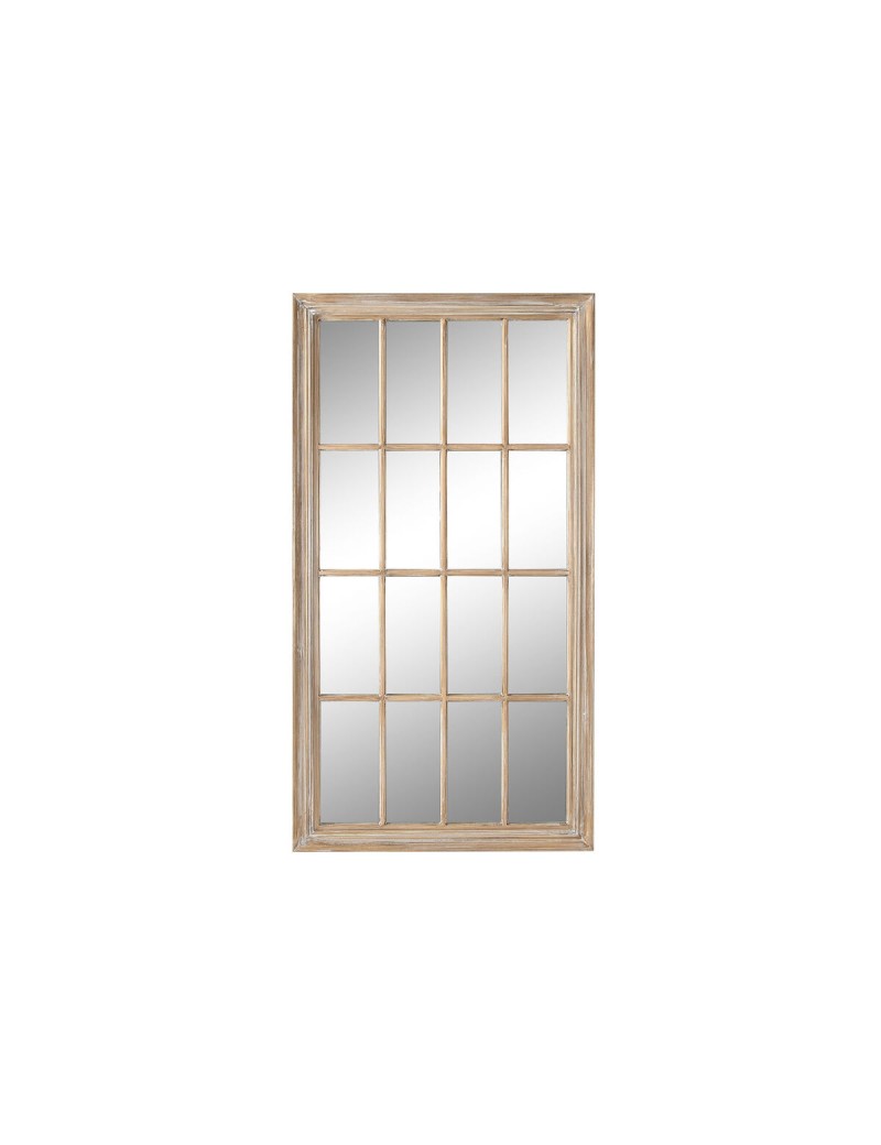 Miroir mural Home ESPRIT Naturel Fenêtre Décapé 68 x 4 x 128 cm