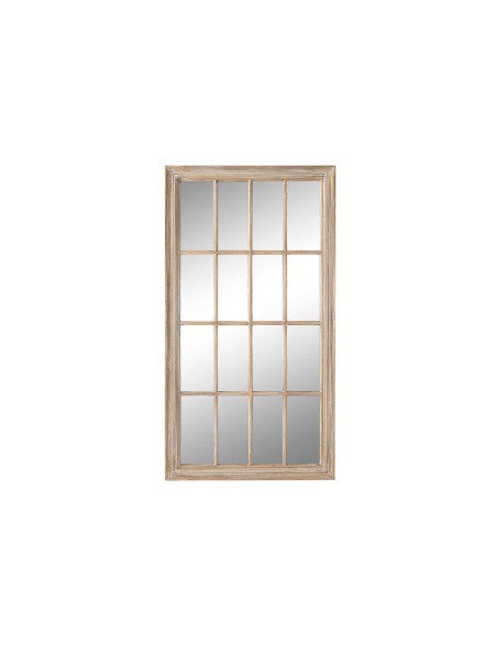 Miroir mural Home ESPRIT Naturel Fenêtre Décapé 68 x 4 x 128 cm