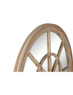 Wandspiegel Home ESPRIT natürlich Fenster Decapé 80 x 3,5 x 140 cm