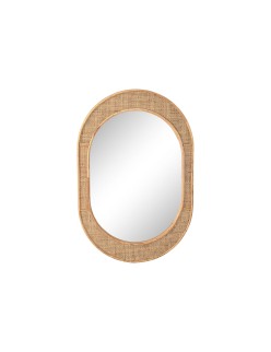 Miroir mural Home ESPRIT Naturel Scandi 51,5 x 2 x 77 cm