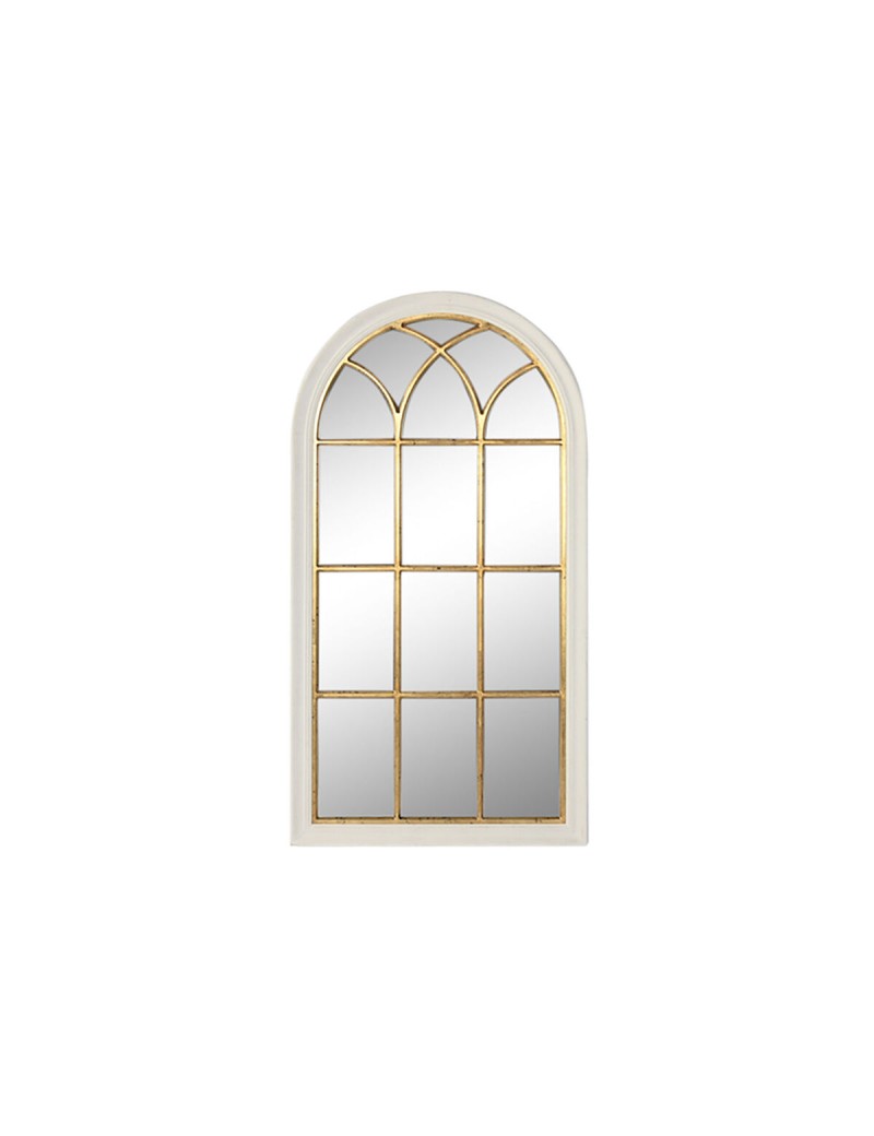 Miroir mural Home ESPRIT Blanc Doré Fenêtre 68 x 4 x 128 cm