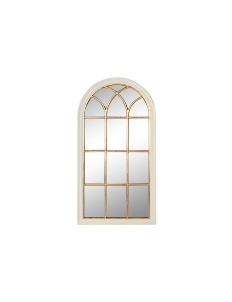 Miroir mural Home ESPRIT Blanc Doré Fenêtre 68 x 4 x 128 cm