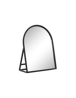 Miroir mural Home ESPRIT Noir Verre Fer 20 x 8,5 x 25 cm