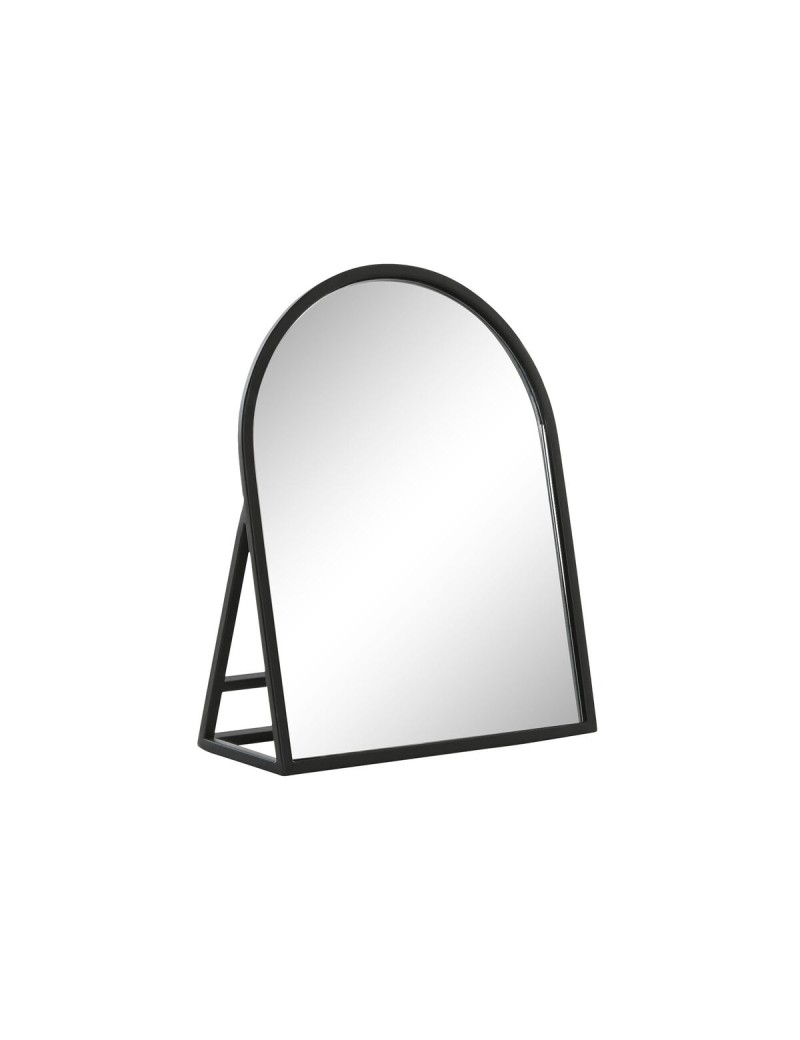 Miroir mural Home ESPRIT Noir Verre Fer 20 x 8,5 x 25 cm