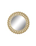 Specchio da parete Home ESPRIT Dorato 70 x 3 x 70 cm