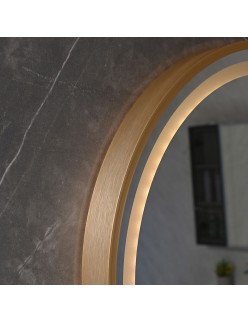 Specchio spogliatoio Home ESPRIT Nero Alluminio 60 x 0,5 x 165 cm