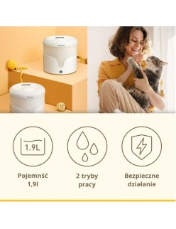 Fuente para Mascotas Panasonic CP-JNW01CW Blanco Plástico