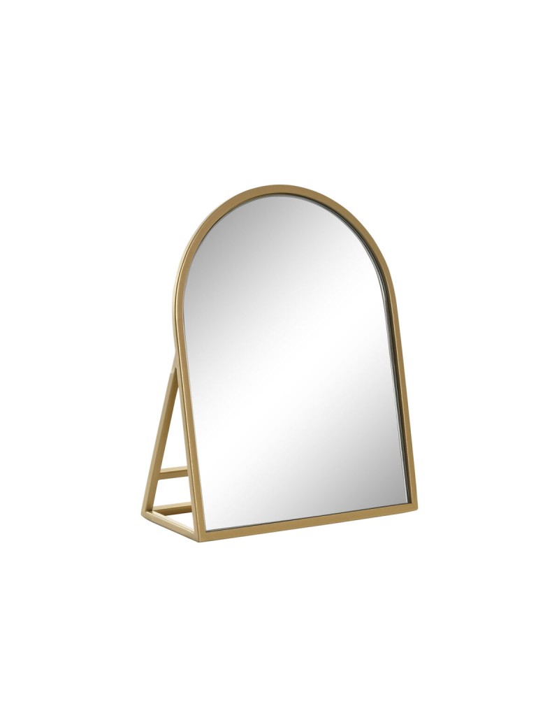 Specchio da parete Home ESPRIT Dorato Cristallo Ferro 20 x 8,5 x 25 cm