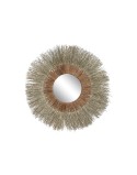 Miroir mural Home ESPRIT Marron Naturel Tropical 130 x 17 x 130 cm