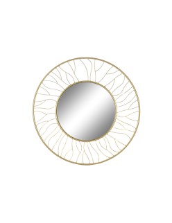 Wall mirror Home ESPRIT Golden 70 x 2 x 70 cm
