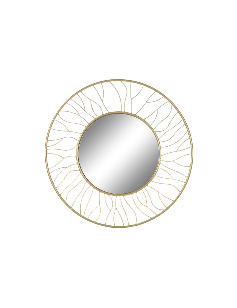 Wall mirror Home ESPRIT Golden 70 x 2 x 70 cm