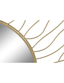 Wall mirror Home ESPRIT Golden 70 x 2 x 70 cm