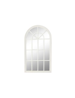 Wall mirror Home ESPRIT White Window 80 x 3,5 x 140 cm