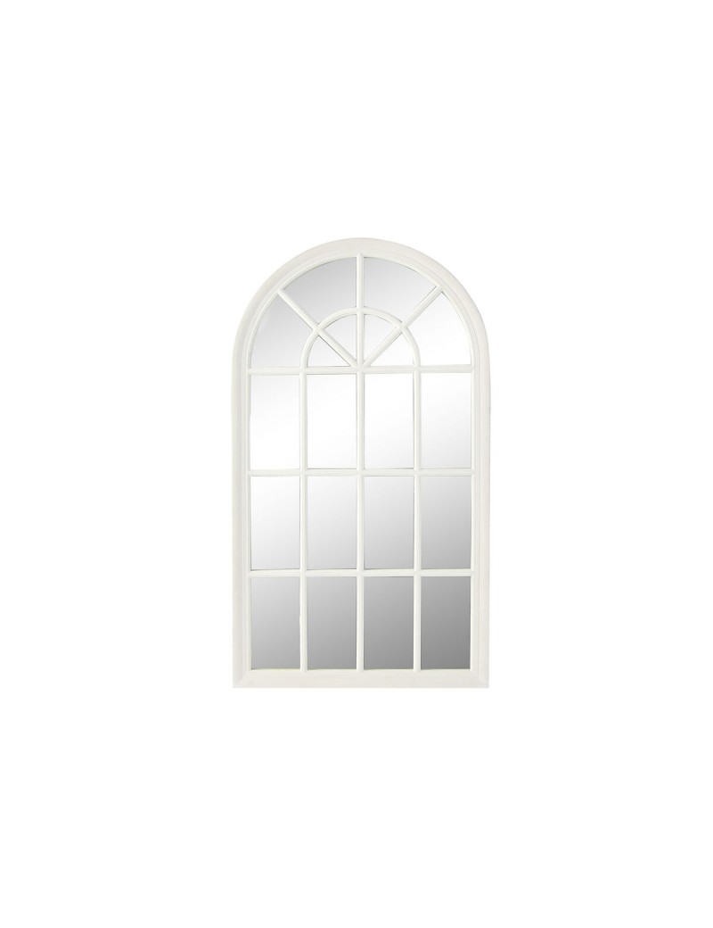 Wall mirror Home ESPRIT White Window 80 x 3,5 x 140 cm