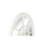 Wall mirror Home ESPRIT White Window 80 x 3,5 x 140 cm