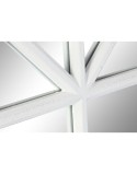 Wall mirror Home ESPRIT White Window 80 x 3,5 x 140 cm