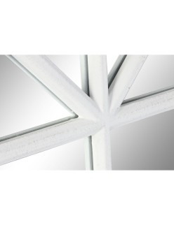 Wall mirror Home ESPRIT White Window 80 x 3,5 x 140 cm